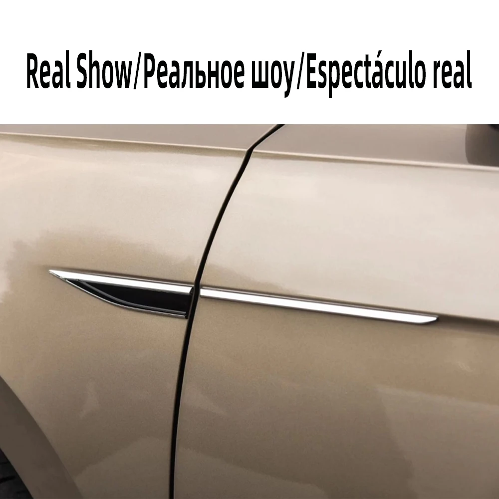 Новый 3D из АБС пластика 4 шт. автомобиль передняя сторона крыло наклейка на нож