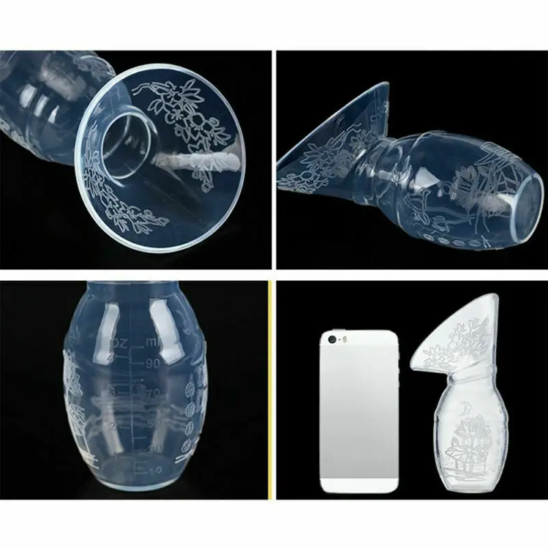 

Manual Nursing Strong Suction Food Grade Silicone Breast Pump Mom Breastfeeding Milk Saver