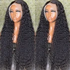 Парик женский из 360 человеческих волос с глубокой волной, 3040 дюймов, 13x413x6