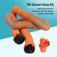 rv sewage pipe kit universal rv sewer hose leakproof hose fitting rv sewer kitsewer hose swivel adaptor