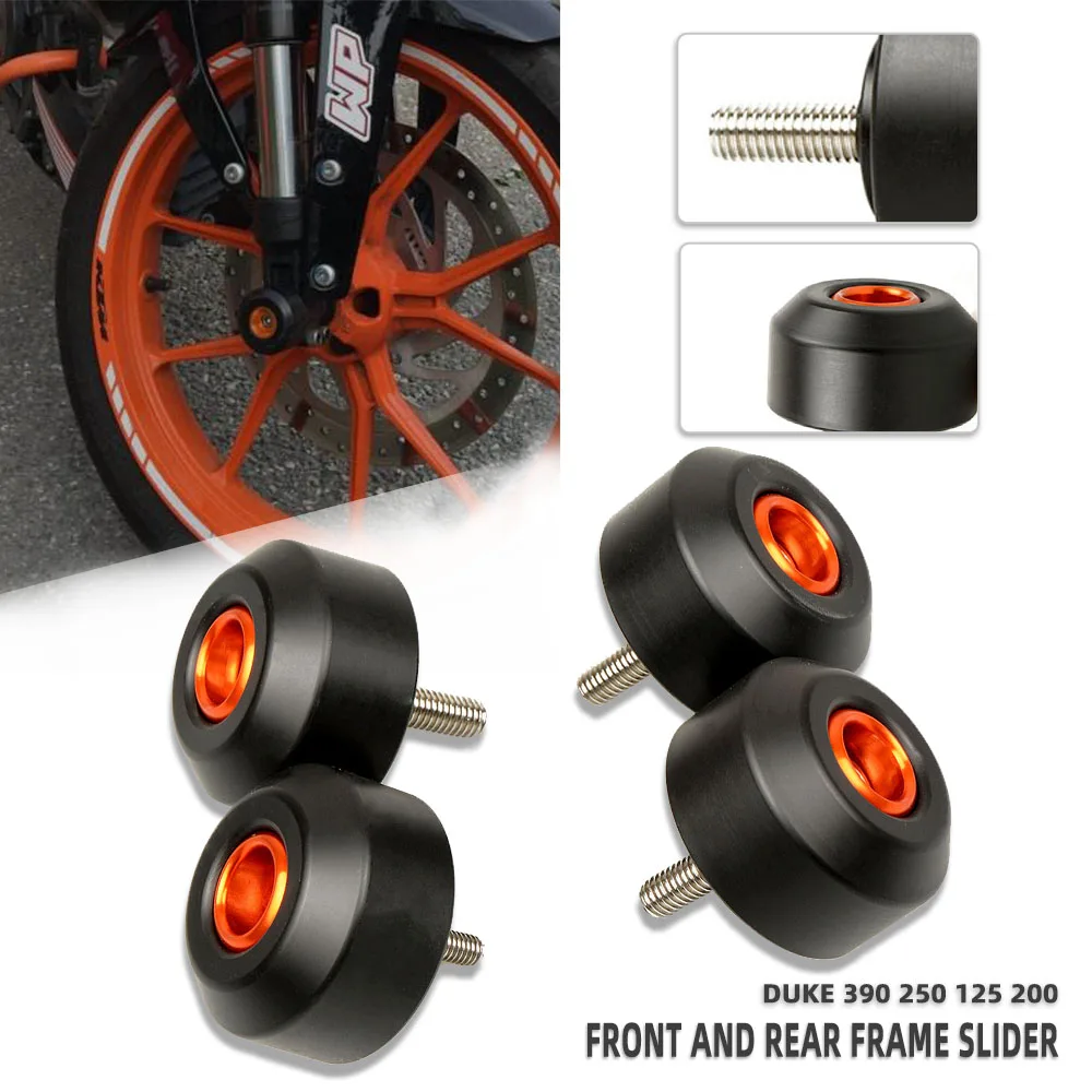 Мотоциклетные 4 шт. передние и задние ползунки для моста вилки защита от падения