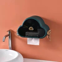 waterproof wall mount toilet paper holder shelf toilet paper tray roll paper storage box creative tray tissue box home decor