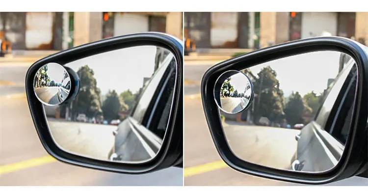 1 шт. Стайлинг автомобиля 360 градусов Безрамное Зеркало для слепых зон