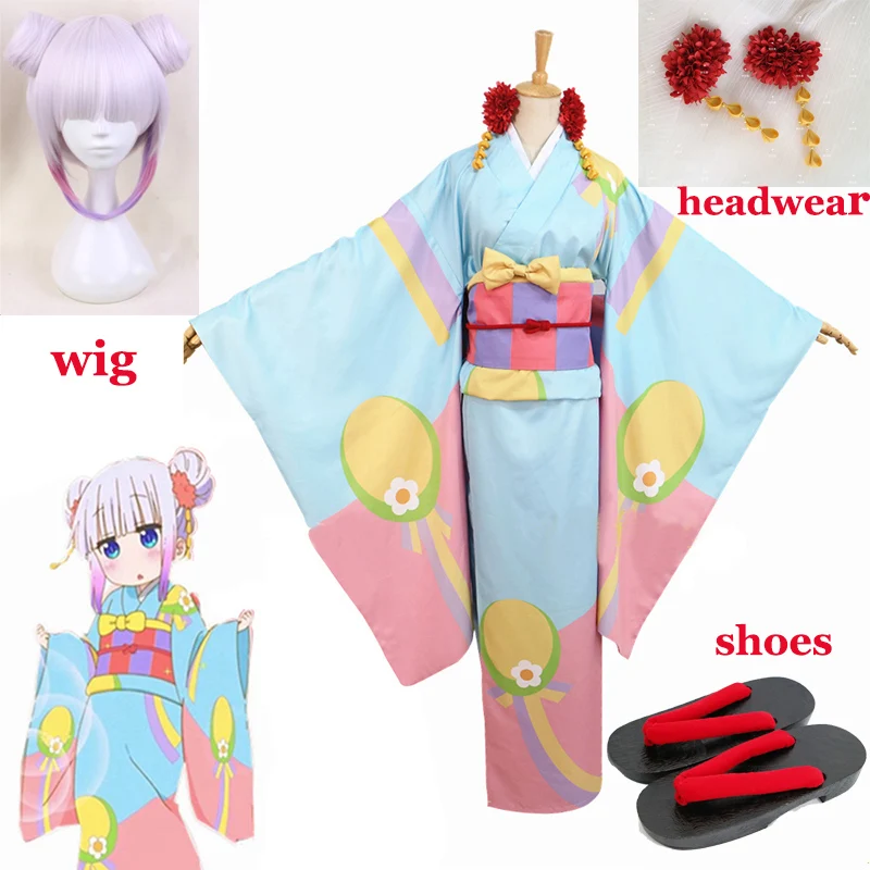 2020 аниме Кобаяши Сан Чи нет горничной костюм дракона для косплея Kamui Косплей