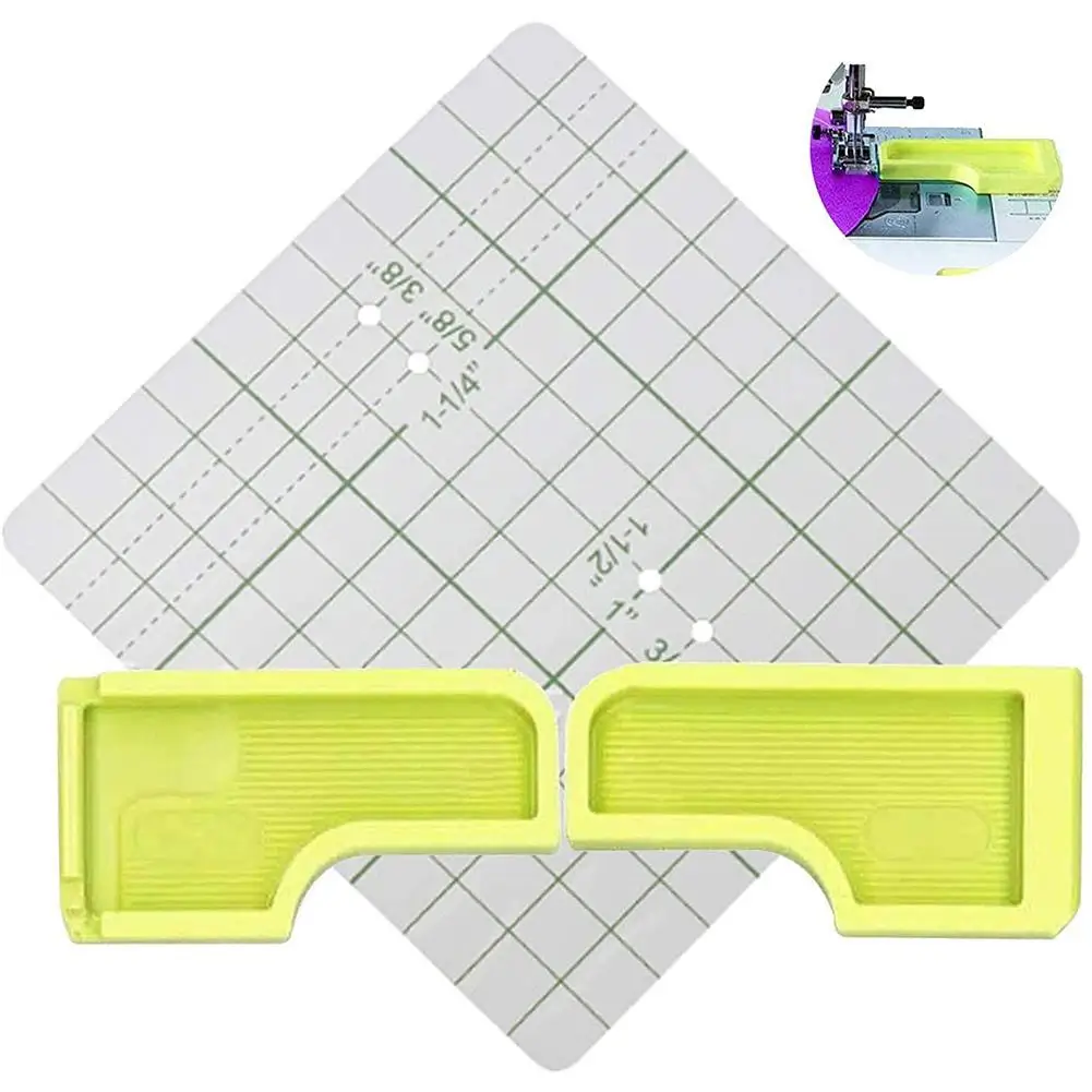 

6 In 1 Stick Sewing Machine Sewing Seam Guide Positioning Plate Multifunction Interlock Guide Grid Measure Sewing Accessories