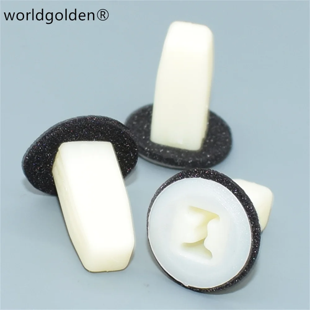 Фото worldgolden 10шт автозастежки Центральная стойка # Кронштейн с 4 винтами для Honda # 91620-SR2-003(91620SR2003) №2