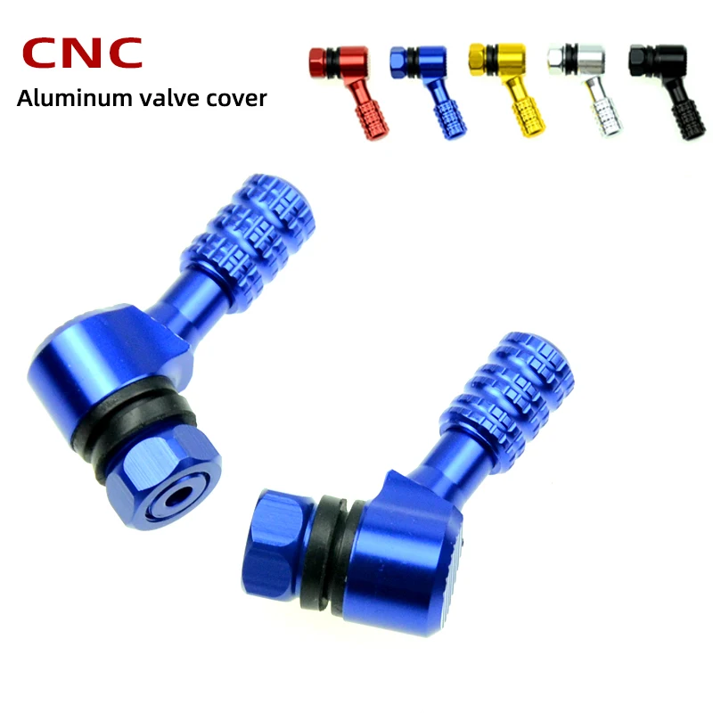 Motorcycle  Metal Gas Nozzle Degree Angle Valve Adaptor Tyre Valve Extension Valve Stem For YAMAHA YZF-R125 YZF R1 R6 R3 R15 R25