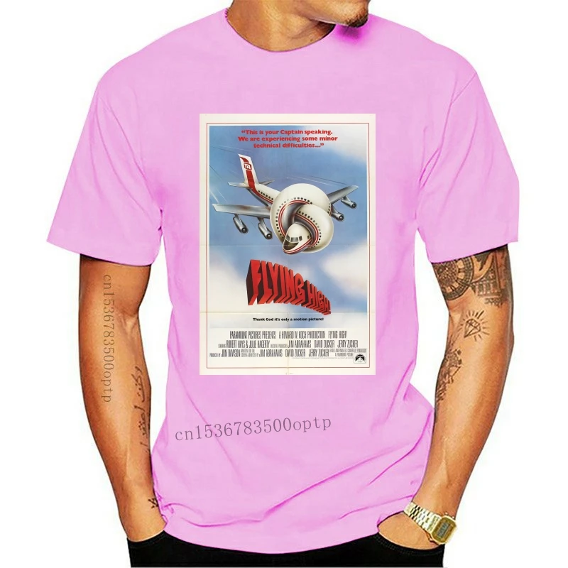 

New Airplane 80S Movie Poster Unisex T Shirt Tops 2021 Unisex Funny Tee Shirt