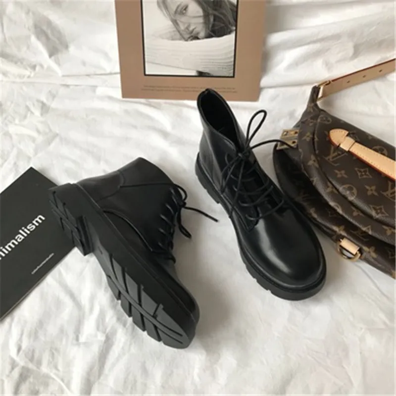 new Martin boots net red women fashion casual trend wild ins women's boots spring short boots