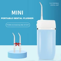 new mini electric dental flusher portable water dental flosser household tooth cleaning 165ml water tank ipx7 tooth cleaner