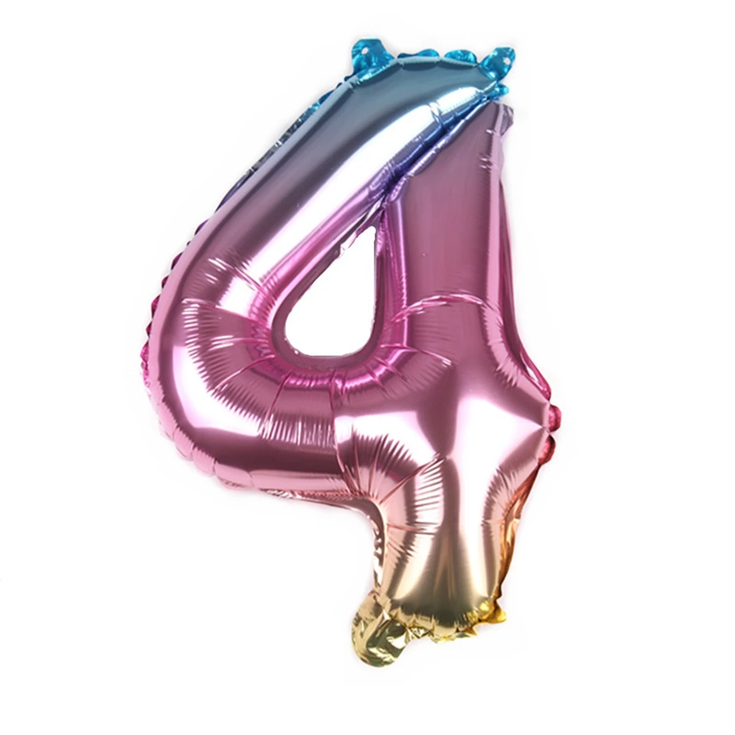 10 шт. вечерние воздушные шары на день рождения с креативными номерами