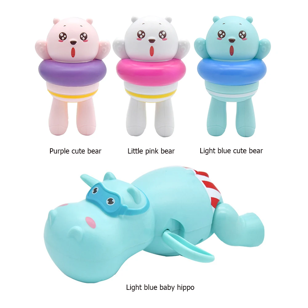 

Заводные Игрушки для ванны, безопасная Милая водная игра, детский портативный интерактивный подарок для координации рук и глаз