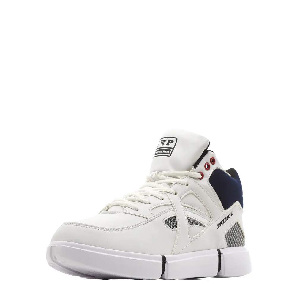 Мужская обувь PATROL ботинки осень зима искусственная кожа цвет белый подкл.-иск.мех