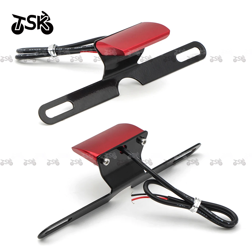 Фото Светодиодный светильник для номерного знака мотоцикла Kawasaki YAMAHA SUZUKI Honda Ducati BMW Harley Triumph DTN №5