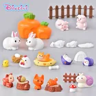 Фигурка пингвина, кролика, свиньи, собаки, улитки, мультяшная модель животных, 3 шт.