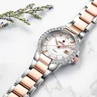 Топ люксовый бренд Kademan женские наручные часы для женщин календарь модные Кристаллы горный хрусталь водонепроницаемые наручные часы Relogio 826