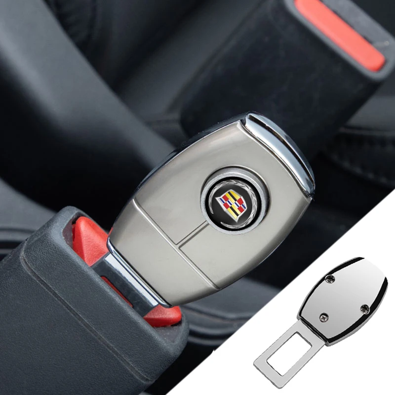 

Car Seat Belt Buckle Extension Metal Clasp Safety Belt Insert Plug For Cadillac Escalade ATS CTS SRX XTS CUE 2013-2020 Sense