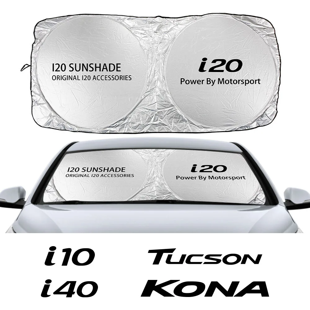 Солнцезащитный козырек на лобовое стекло автомобиля для Hyundai Tucson I10 I20 I40 Ix55 Kona Ioniq