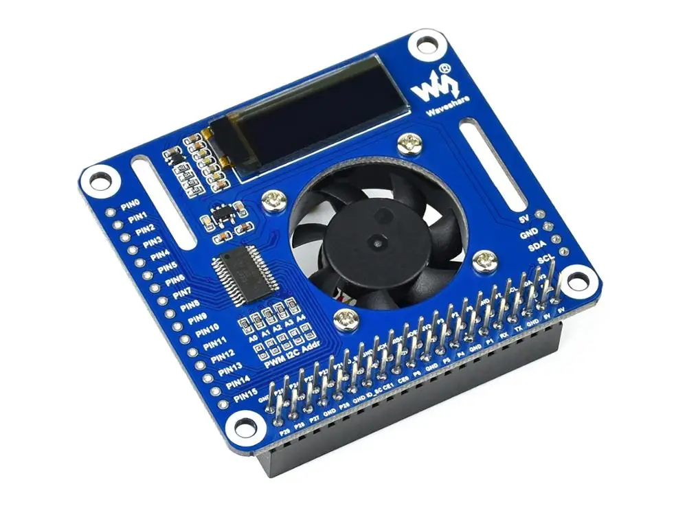 Waveshare специальный охлаждающий вентилятор для Jetson Nano PWM регулировка скорости