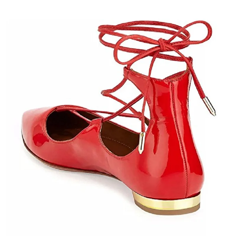 Женские туфли на плоской подошве с острым носком размеры 4 15|Обувь без каблука| |