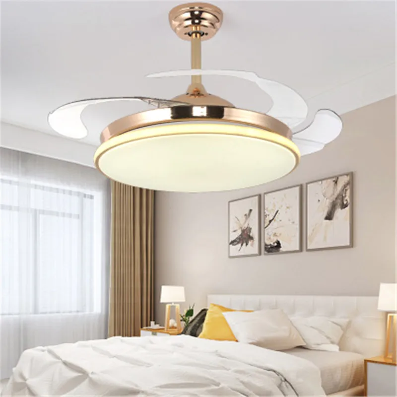 Невидимый вентилятор 36/42 дюйма светодиодный светильник для ресторана гостиной