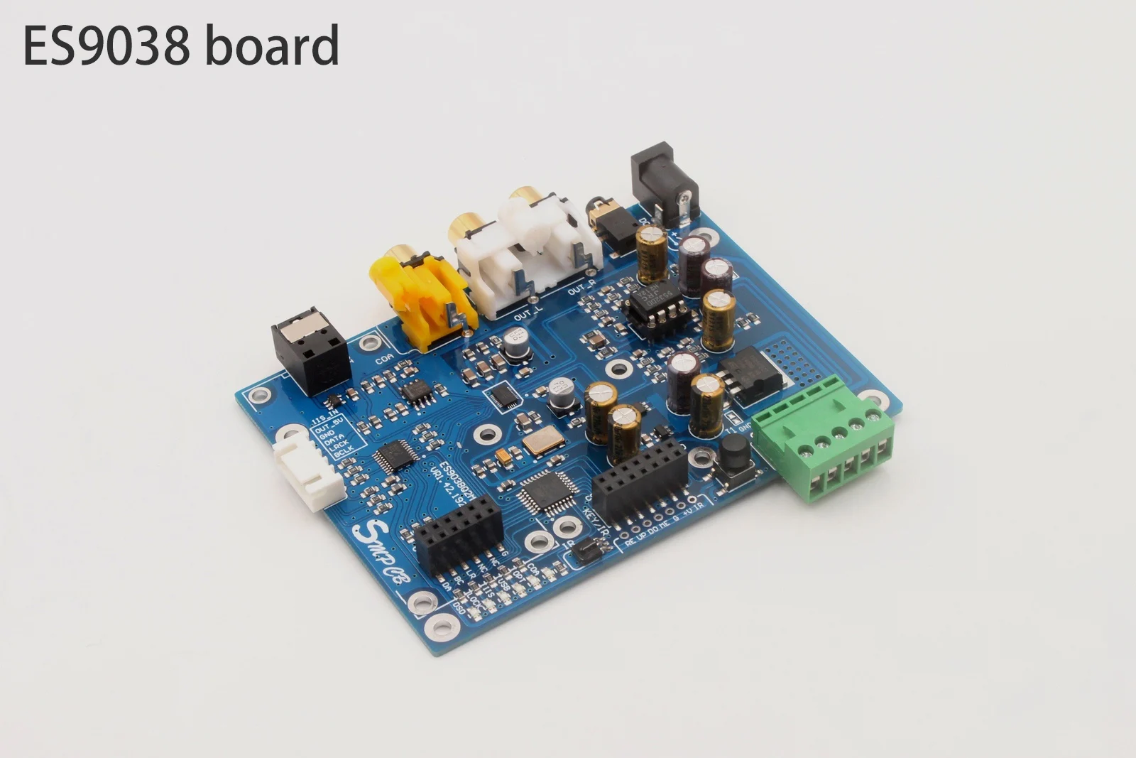 ES9038Q2M board ES9038Q2M ES9038 Q2M ies DSD оптический коаксиальный IIS/DSD DOP 384 кГц входной декодер DAC выход для наушников аудио Плата усилителя - Цвет: ES9038Q2M board
