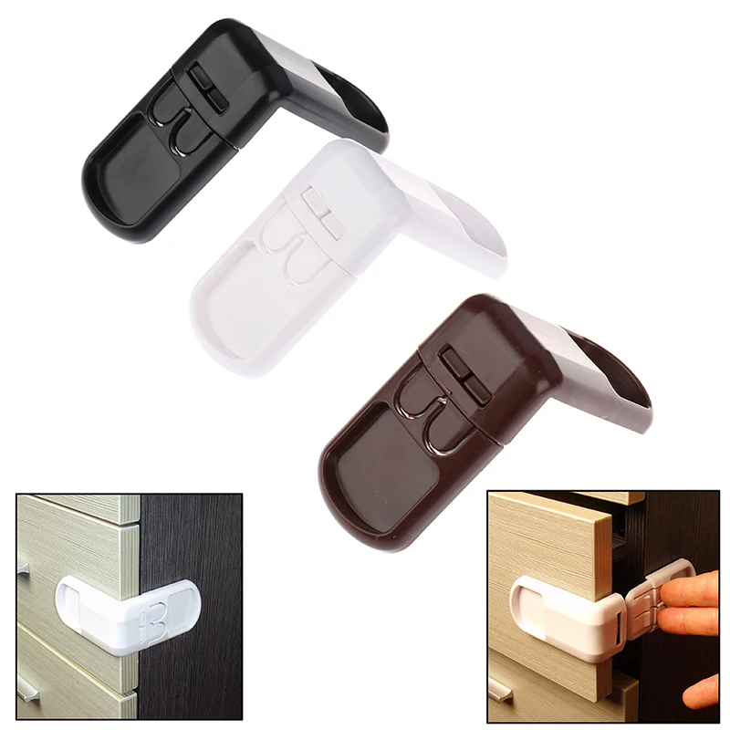 

1pc Plastic Baby Safety Protection From Children In Cabinets Boxes Lock Drawer Door Security Product Kids Child Proof Locks