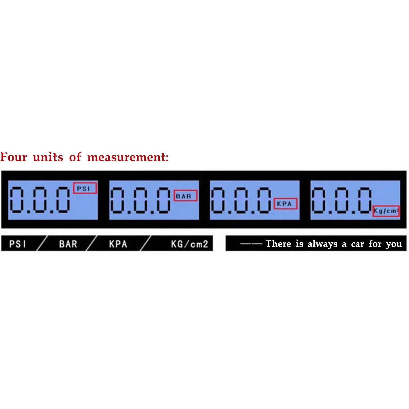 

Precision Digital Display Electronic Tire Pressure Gauge Tire Pressure Tester Digital tire pressure gauge