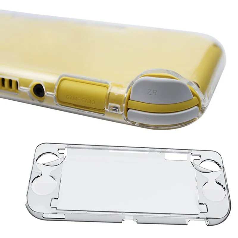 Hard Clear Case For Nintendo Switch Lite 360 Shockproof Full Protection PC Clear Cover For Nintendo Switch Lite