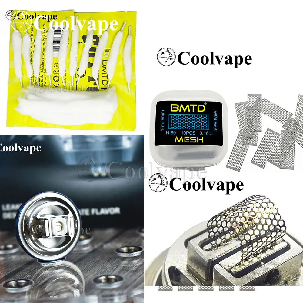 

Набор катушек coolvape Zeus Mesh Micromesh 0,18 Ом катушка с 20 шт./пакет Vape хлопок для Zeus X Mesh RTA kylin m rta Profile RDA