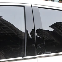 for volkswagen vw tiguan mk2 2017 2021 car b c pillar middle central column pc window trim decoration protection stickers