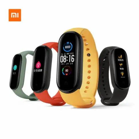 Фитнес-браслет Xiaomi Mi Band 5 умный браслет с пульсометром трекером сна спортивным