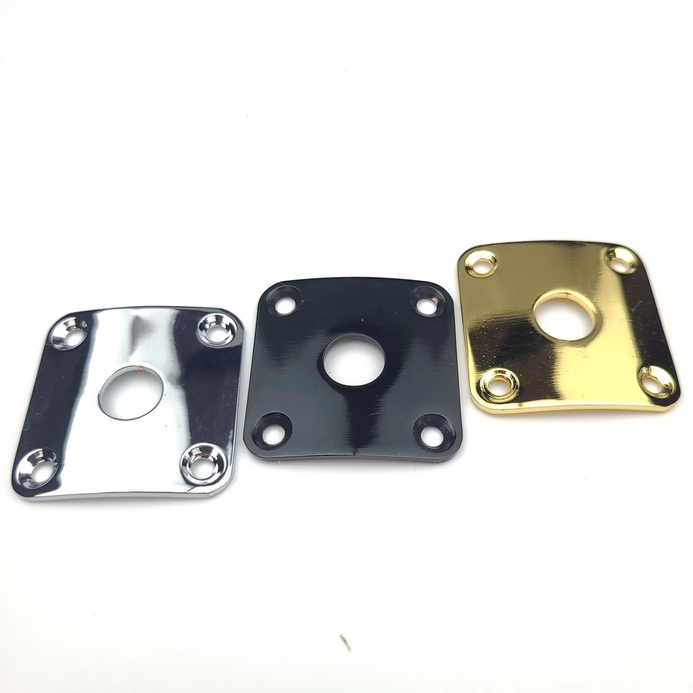 1 stück platz gebogene metall jack platte für elektrische gitarre bass 1063 made in korea free global shipping