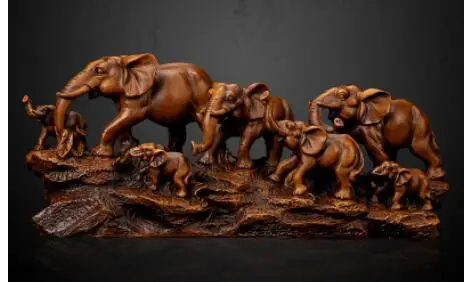 Счастливый Слон надевается на домашний ТВ коврик по фэн шуй для украшения