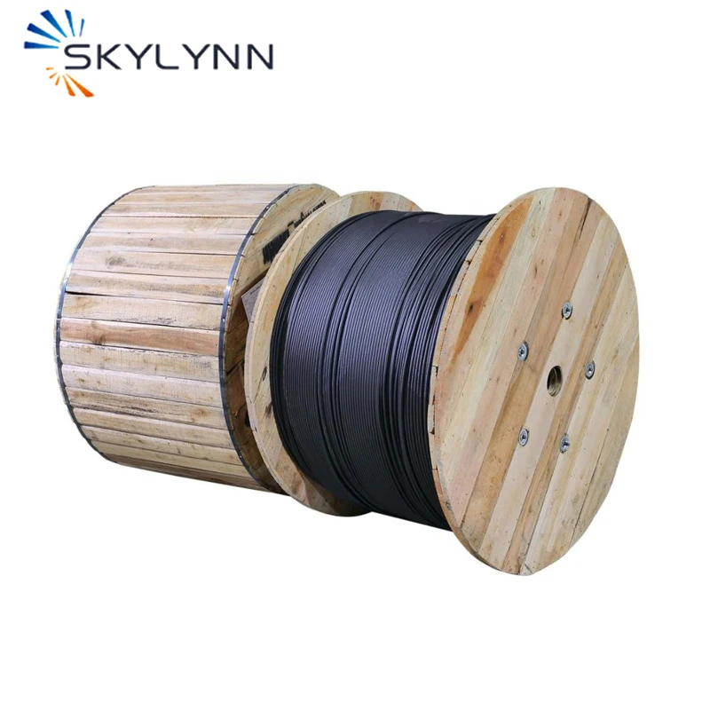 Customized Self-Supporting Single Mode 2-288 Core Figure 8 Aerial PE Jacket Outdoor Fiber Optic Cable GYTC8S GYTC8A