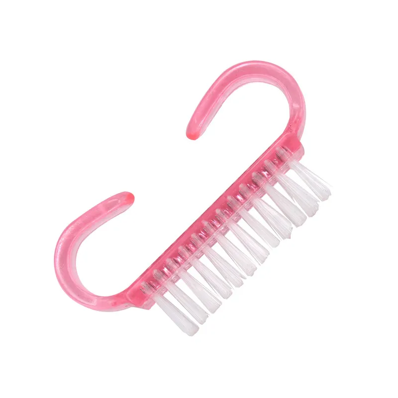 

1pcs Plastic Manicure Pedicure Brush Nail Cleaning Tools Soft Remove Dust Makeup Brushes Nail Care Accessories
