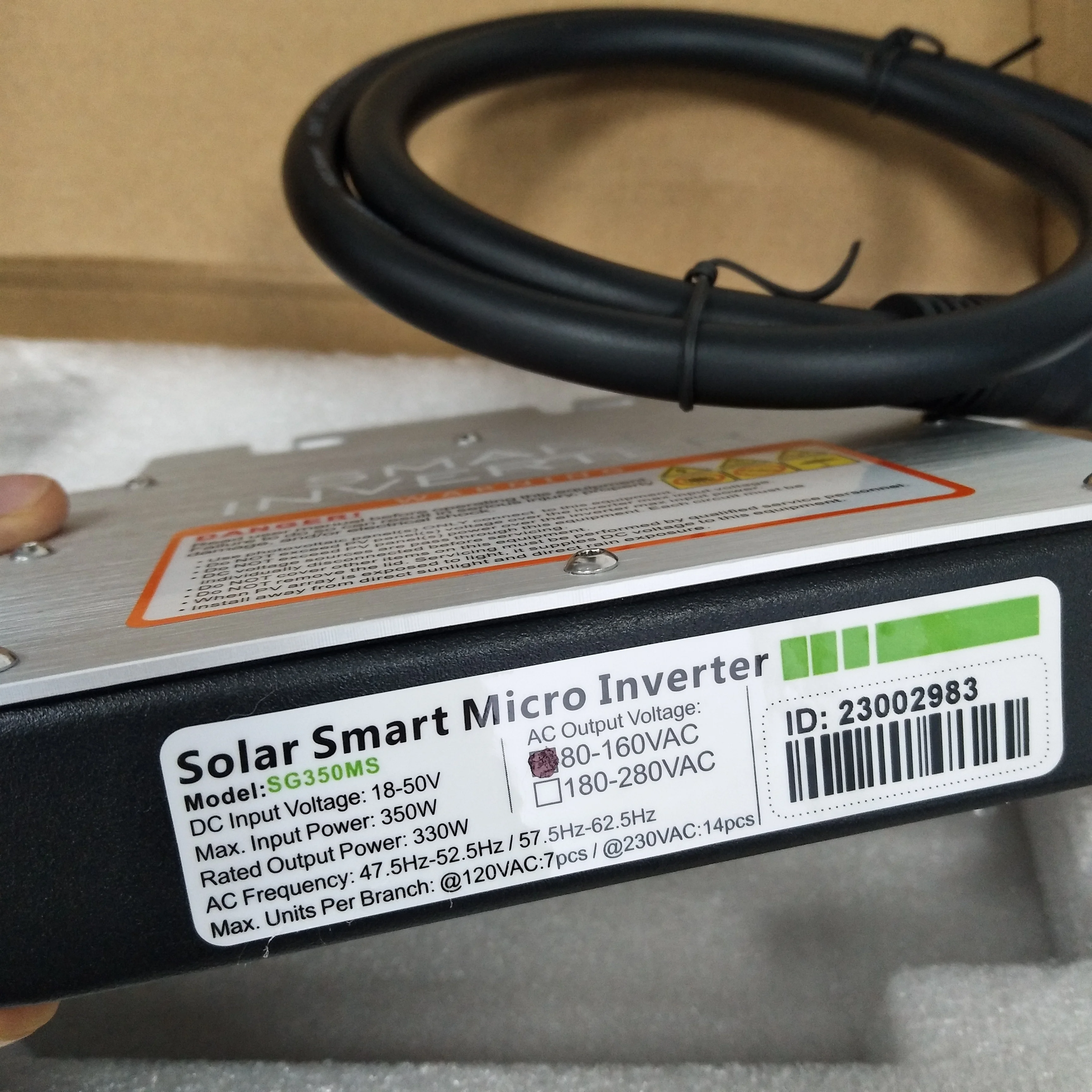 Водонепроницаемый микроинвертор с солнечной сеткой 200 Вт 250 300 350 на сетчатом