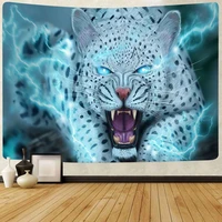 animals tapestry wildlif leopard art wall hanging tapestries for living room bedroom dorm home blanket decor
