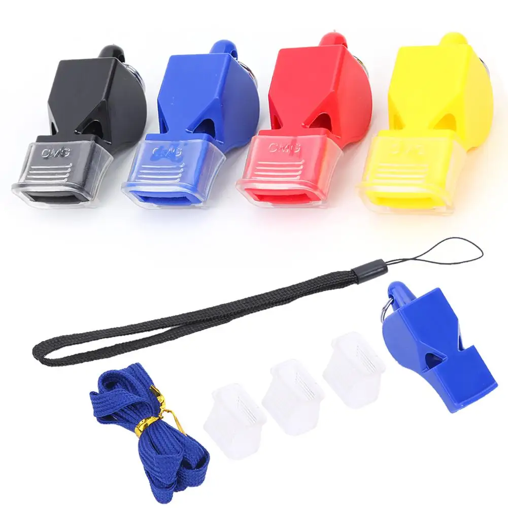 

1 шт. Пластик свисток Футбол баскетбола MTB велосипед для рефери, тренера тренировок на открытом воздухе спортивные свисток для спортивных иг...