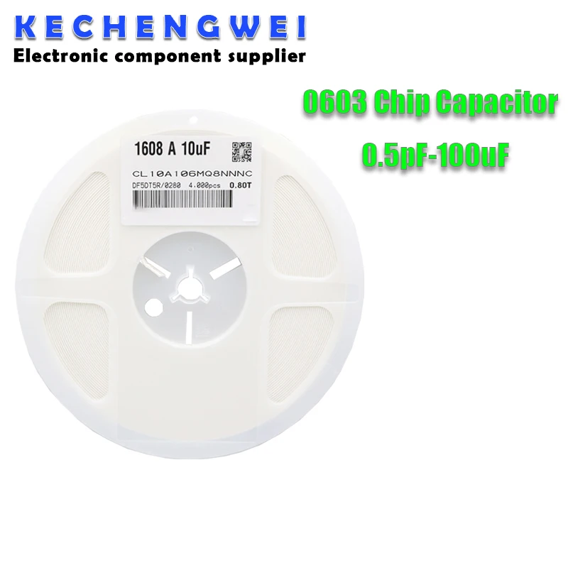 4000 шт. многослойный керамический конденсатор 0603 SMD Chip 0 1 пФ-22 мкФ Ф 10 пФ 22 ПФ 2 нФ 15