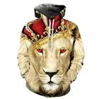 2021 Модные мужские толстовки с капюшоном с пасхальным принтом Иисуса льва короля толстовка с капюшоном Harajuku уличная одежда унисекс Повседневная куртка спортивный костюм