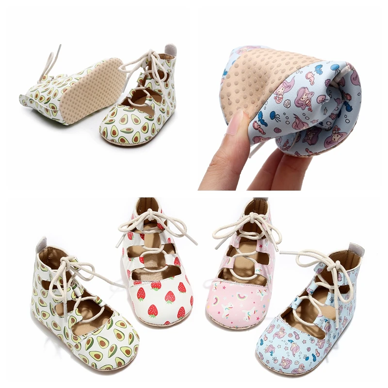 Детские мокасины из искусственной кожи на шнуровке в римском стиле модная обувь