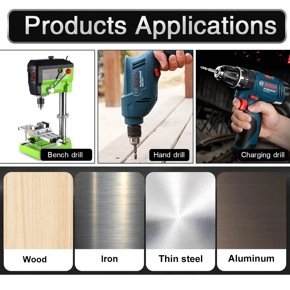 Набор ступенчатых Сверл из быстрорежущей стали дерева 4-12/20/32 мм | Инструменты