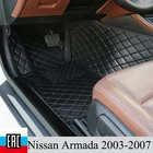 Коврики для авто Nissan Armada 2003-2007 лево руль  для автомобиля аксессуары из экокожи в салон.автоаксессуалы из индивидуальный пошив.аксесуары для автомобиля из ручной работы.