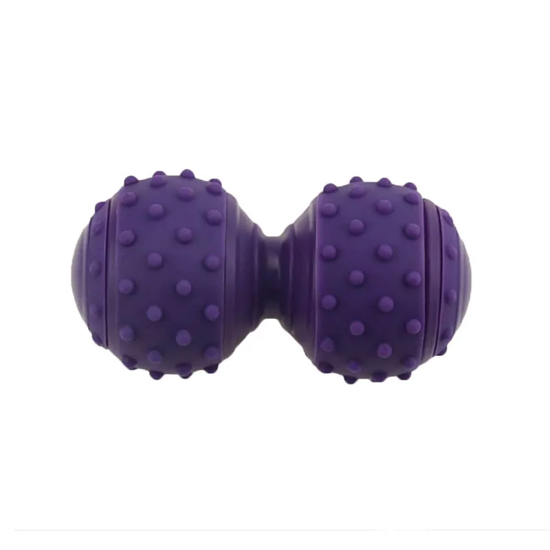 Силиконовый Шипованный Массажный мяч мячи в форме арахиса ролики для йоги