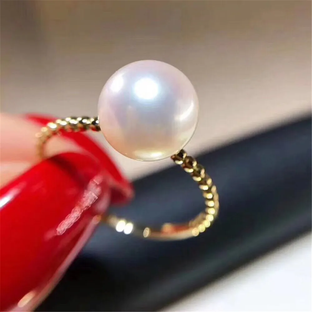 

S925 Sterling Silver Adjustable Ring Settings Base Blank Jewelry Findings Fit Half Hole Pearl DIY Women Ring Making Accessories