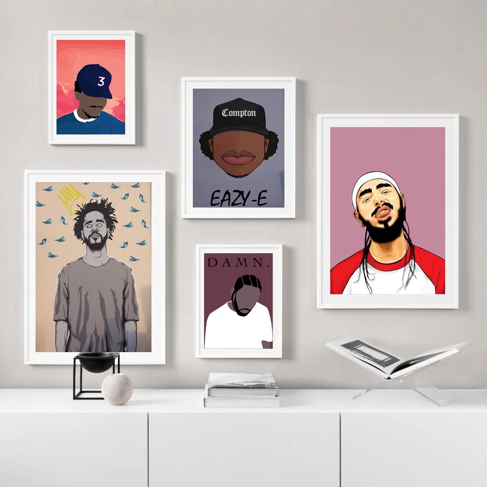 Amy Winehouse Лана Дель Рей Минимальная музыка звезда холст плакат без рамки|Рисование