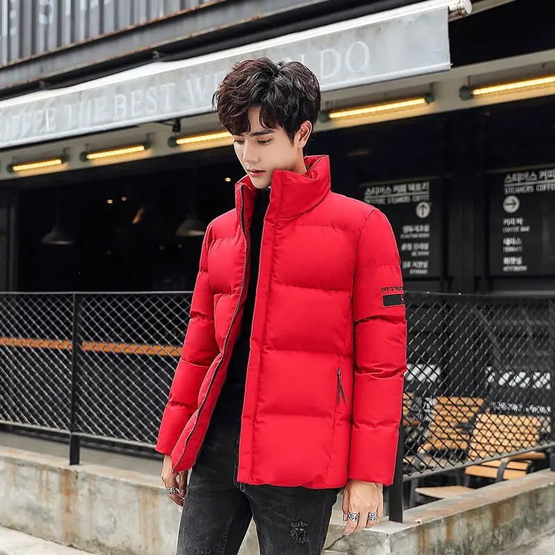 Long sleeve Stand Collar Zipper Casual New Waterproof Windproof Jackets Mens