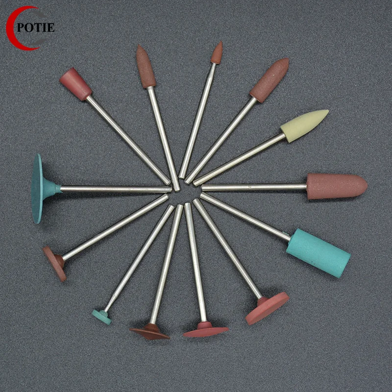 

Factory Price Rubber Grinding Head Polishing Buffing Wheel For Electric Mini Grinder Drill Rotary Tools Cylinder/Bullet/T Type
