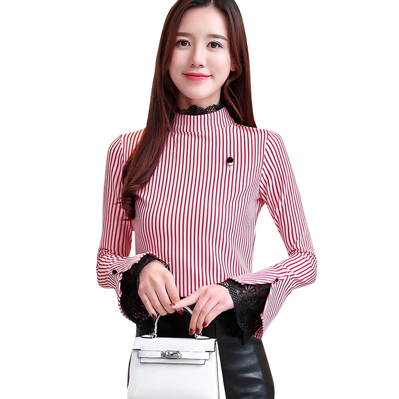 Новинка 2019 женские рубашки водолазка с длинным рукавом сохраняющая тепло